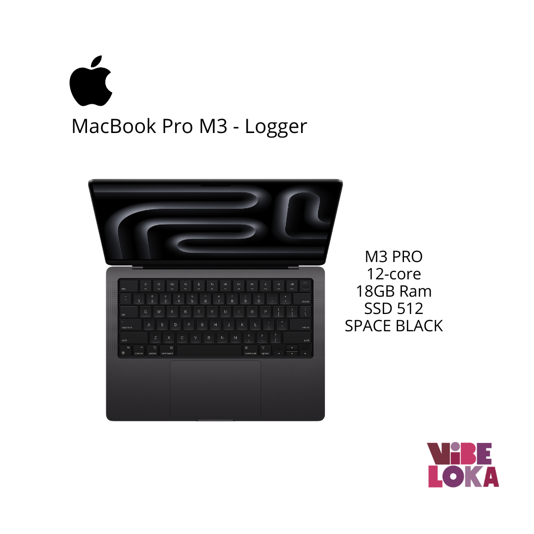KIT LOGGER - MACBOOK PRO - M3PRO - MODELO A2991 - SSD 512 - 18GB - 16''