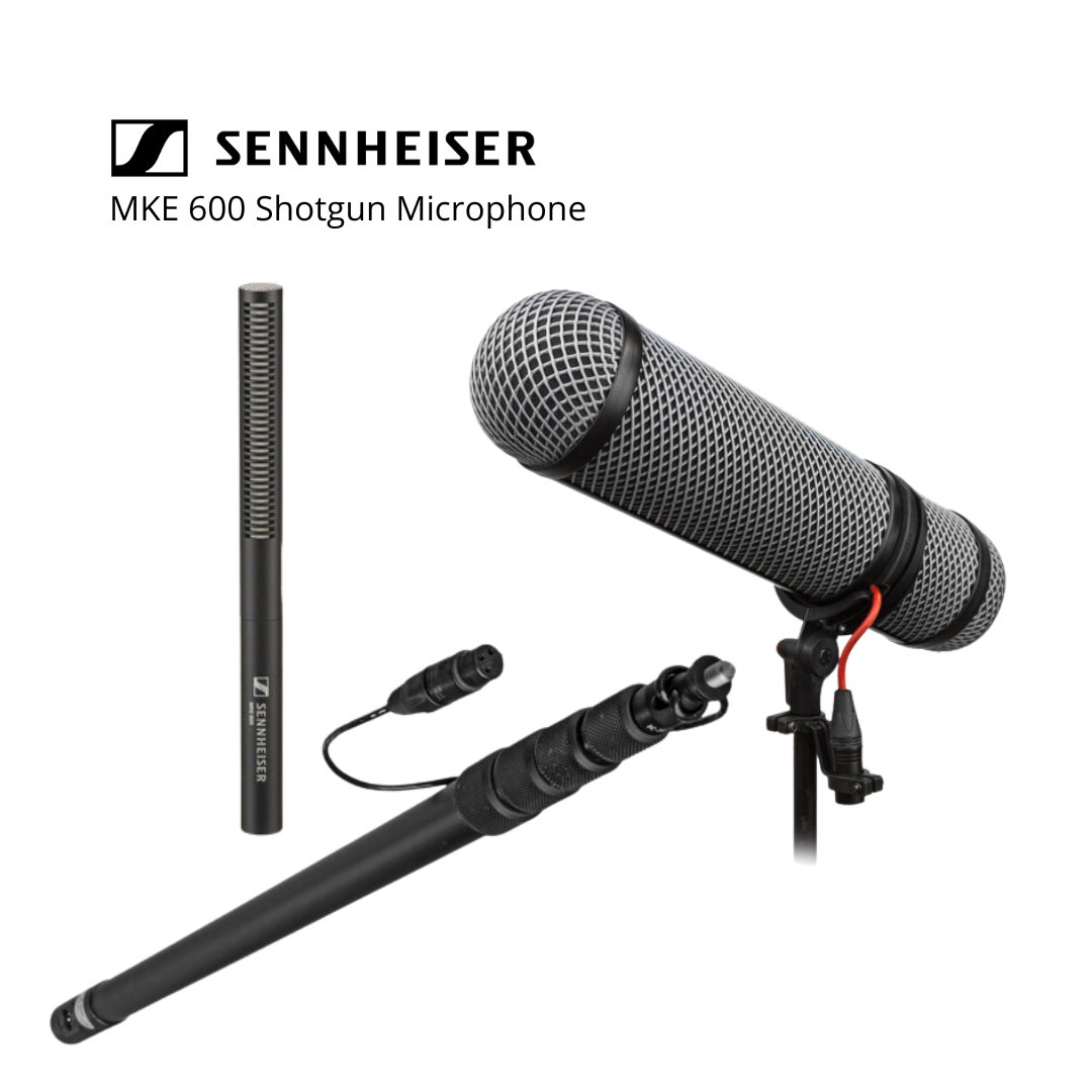 BOOM - MKE 600 SHOTGUN MICROPHONE - HDSLR LOCATION RECORDING KIT