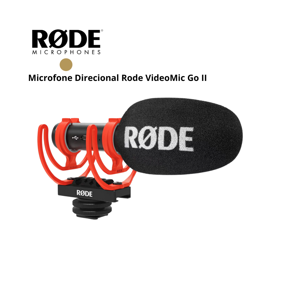 MICROFONE DIRECIONAL RODE VIDEOMIC GO II