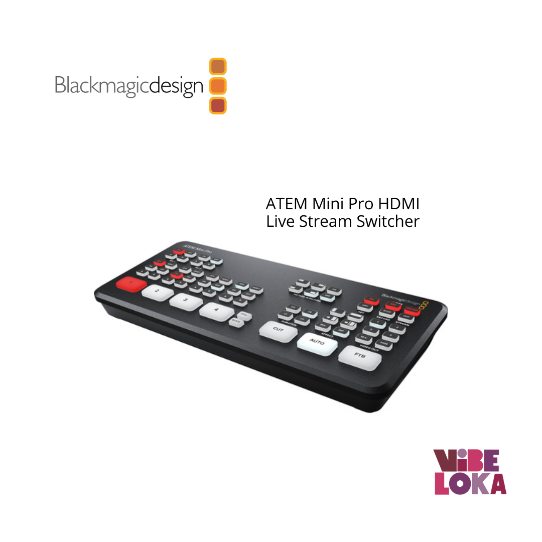 ATEM MINI PRO HDMI LIVE STREAM SWITCHER