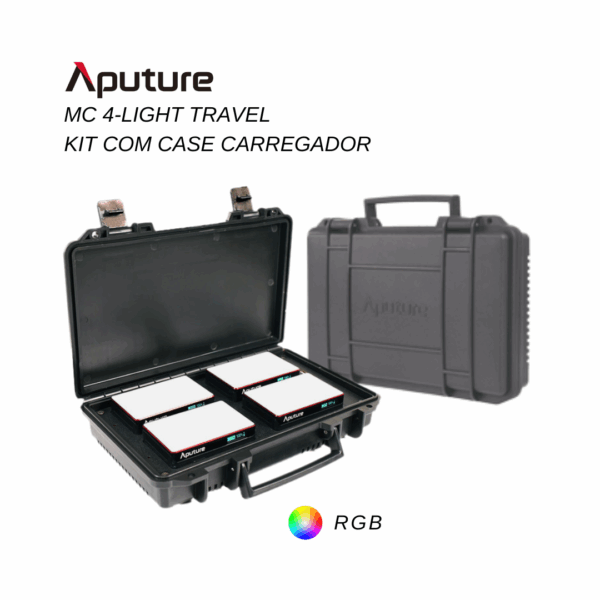 MC 4 - LIGHT TRAVEL - KIT C/ CASE CARREGADOR
