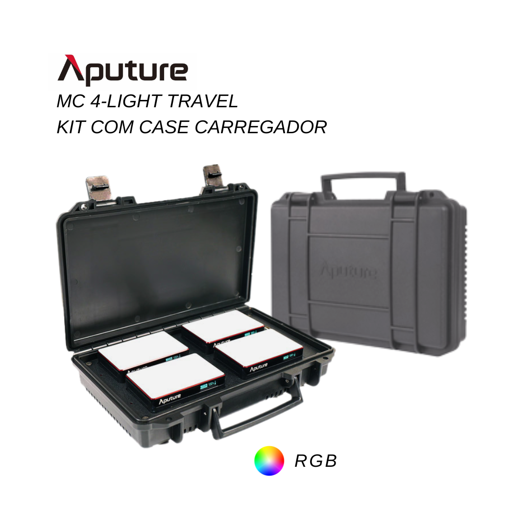 MC 4 - LIGHT TRAVEL - KIT C/ CASE CARREGADOR