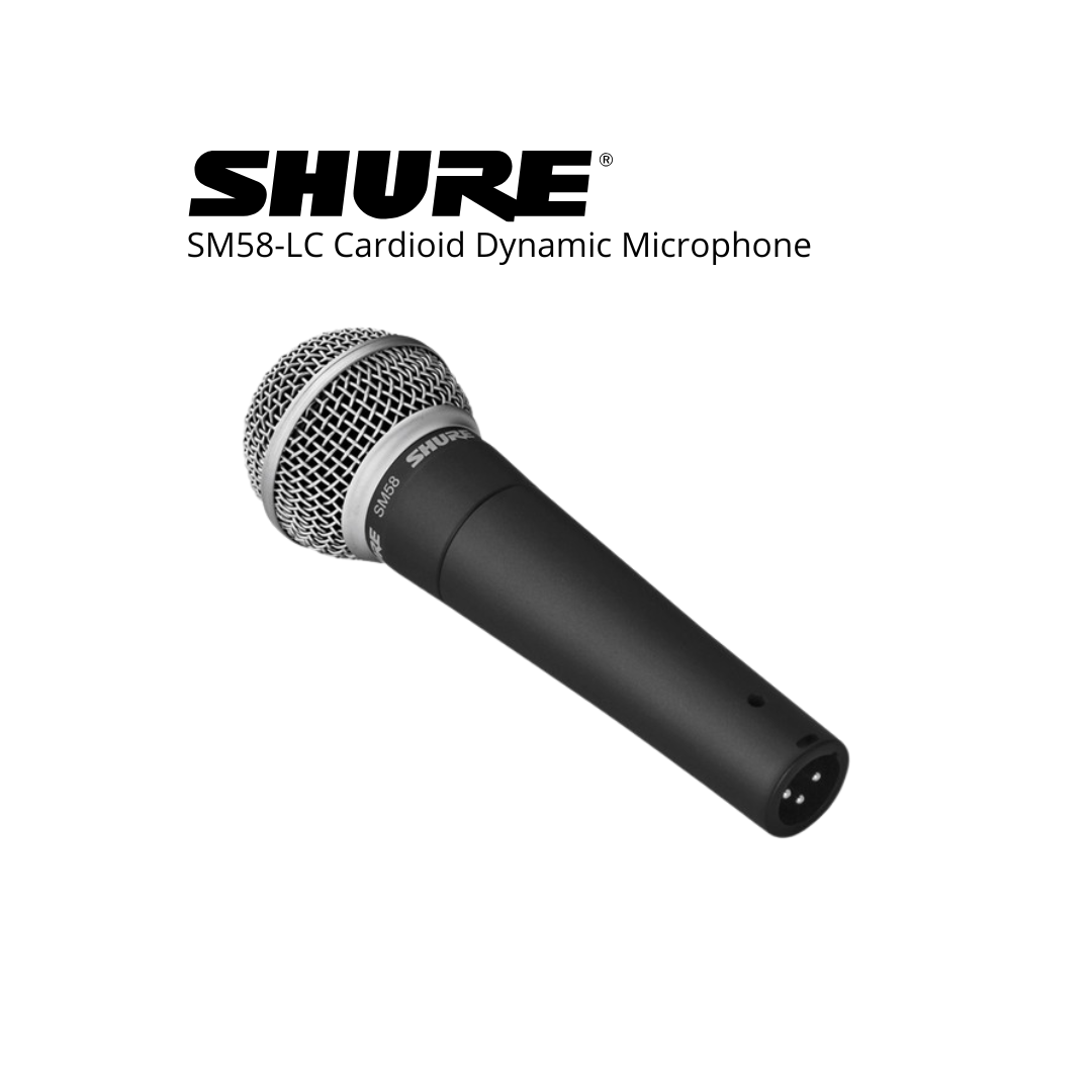 SM58 - LC CARDIOID DYNAMIC MICROPHONE - MICROFONE COM FIO -