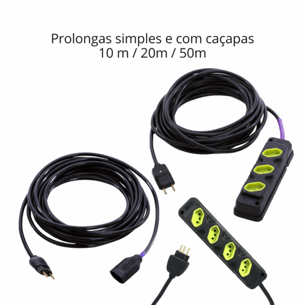 PROLONGAS SIMPLES E COM CAÇAPAS