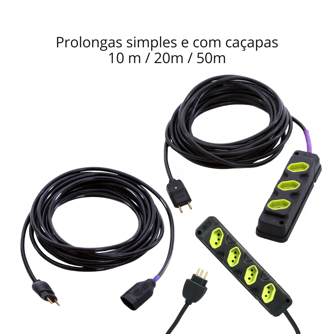 PROLONGAS SIMPLES E COM CAÇAPAS