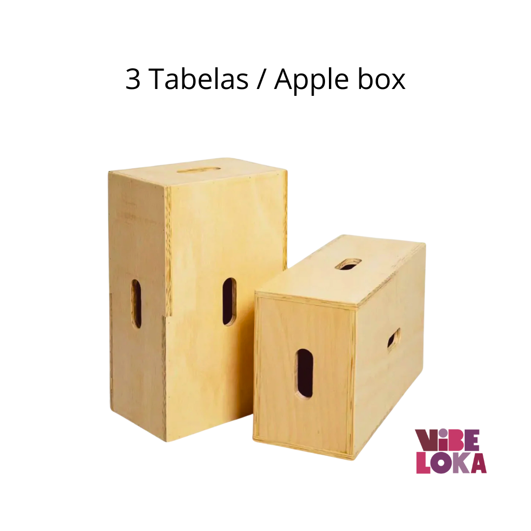 3 TABELAS - APPLE BOX